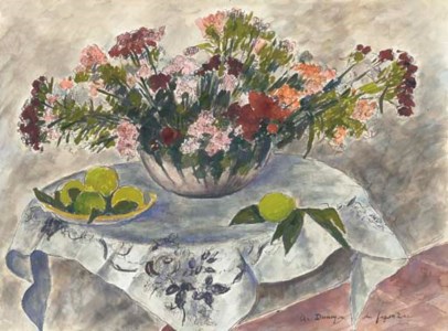 Nature morte avec vase de fleurs
