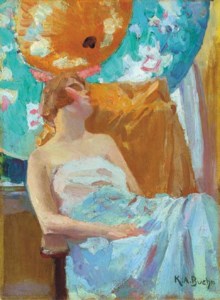 Woman with Parasols