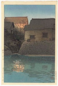 Sanshu Toyohama (Toyohama, Sanuki Province), from the series Nihon fukei shu II Kansai hen (Collection of scenic views of Japan II: Kansai), 1936.3 Hiraizumi Takkoku [no] iwaya (Takkoku Cave, Hiraizumi), from the series Nihon fukei shu higashi Nihon hen (Collection of scenic views of Japan: Eastern Japan), 1936.1