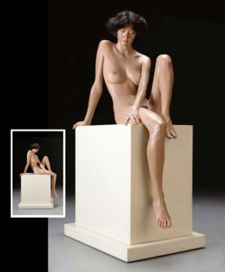 Seated Brunette