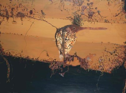 Landscape and Night Heron