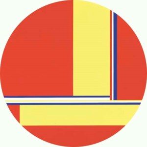 Tondo in Red and Yellow