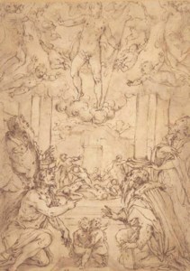 The Resurrection with Saints Andrew, John the Baptist, Cosmas and Damian