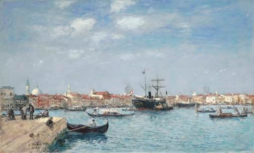 Eugène Boudin, Venise, le Grand Canal