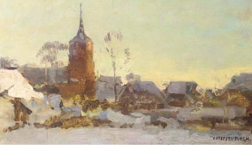 Laren in winter - a study