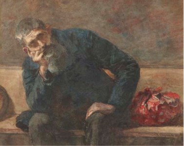 L'Emigrant: a traveller resting