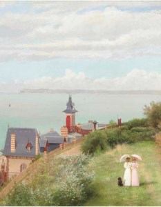 A stroll by the coast, Trouville-sur-mère