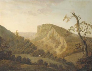 View of High Tor, Matlock, Derbyshire