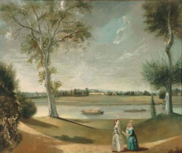 The Misses Garrick by the Thames at Hampton