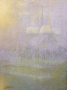 Neige au chevet de Notre Dame