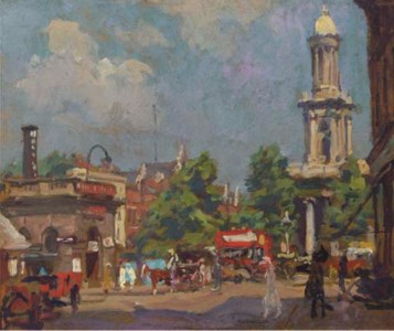 View of the city of London