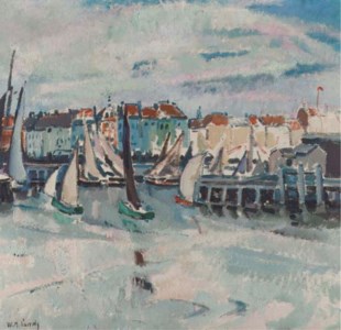 Harbour of Blankenberge, before 1914