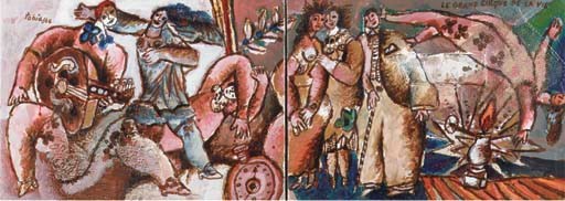 Le grand cirque de la vie (diptych)