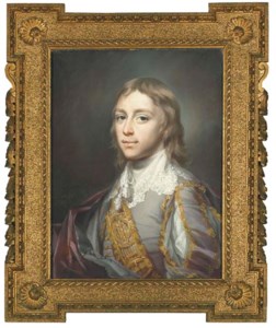Portrait of Captain Nugent, half-length, wearing Van Dyke costume