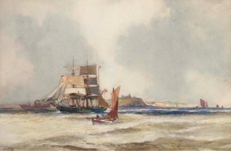 Shipping in the Channel off Dover