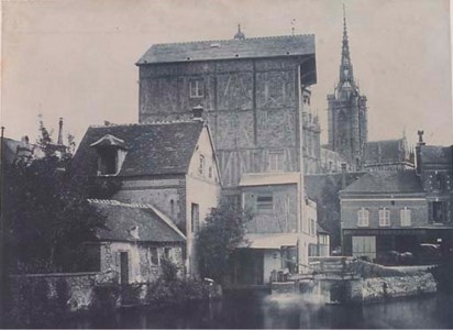 Vue prise à Evreux, 1851