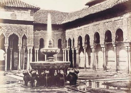 La Alhambra, Patio de los Leones, 1854