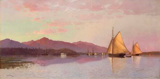 Francis Augustus Silva, The Hudson River Looking Toward the Catskills