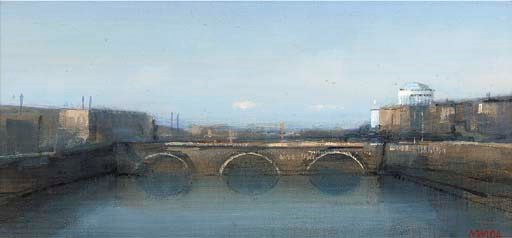 The Four Courts and Liffey, Dublin