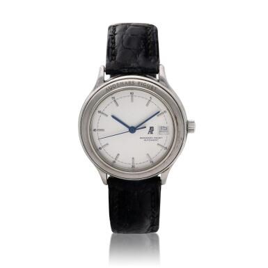 Jules Audemars | A stainless steel automatic wristwatch with date, Circa 1985