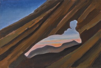 Nu dans les rochers