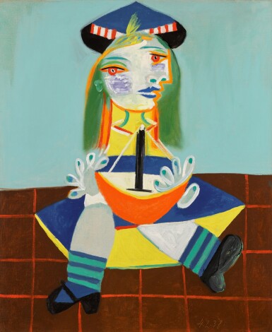 Pablo Picasso, Fillette au bateau, Maya