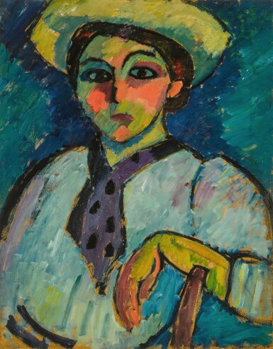 Alexej von Jawlensky, Mädchen mit Matrosenbluse (Girl in a Sailor's Blouse)
