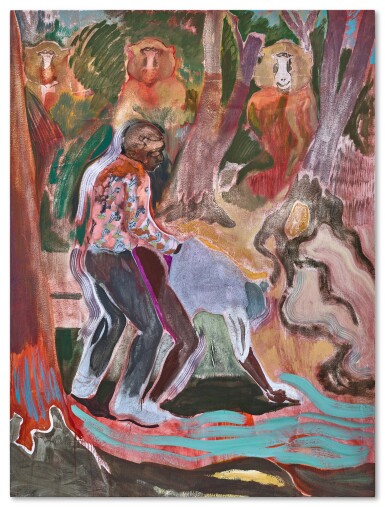 Michael Armitage, Muliro Gardens (baboons)