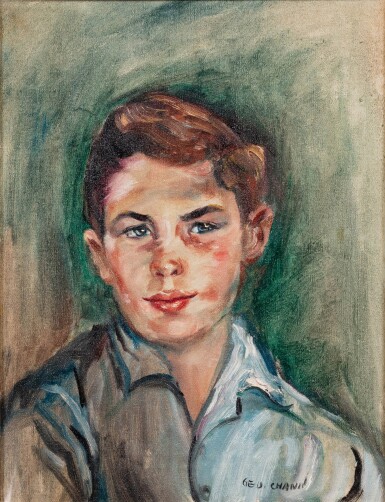 George Chann 陳蔭羆 | Portrait of a young boy 男孩肖像