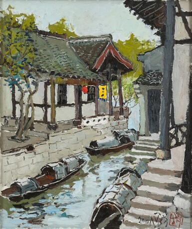 Pang Jiun 龎均 | Black awning boat 烏篷船