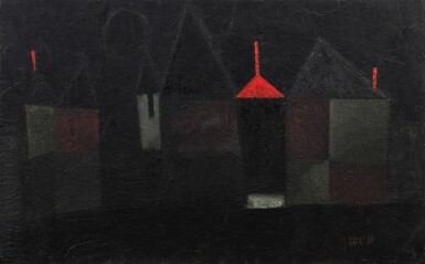 Sayed Haider Raza, Untitled (Blackscape)