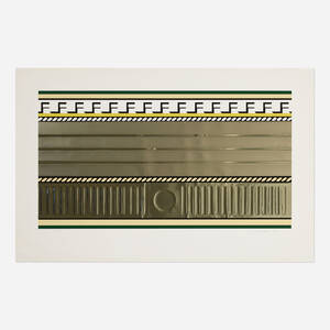 Roy Lichtenstein, Entablature III (from the Entablature series)