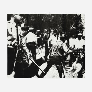 Andy Warhol, Birmingham Race Riot (from the X + X (Ten Works by Ten Painters) portfolio)