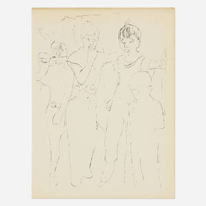 Andy Warhol, Plate (from A Gold Book portfolio)