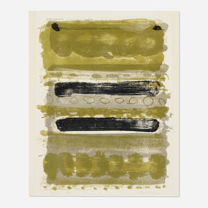 Patrick Heron, Green and Grey Stripes