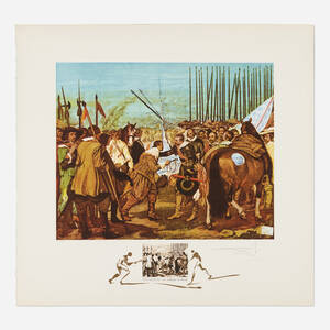 Salvador Dalí, Velasquez - Le reddition de Breda (from the Changes in Great Masterpieces portfolio)