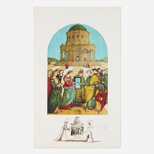 Salvador Dalí, Raphael - Le mariage de la Vierge (from the Changes in Great Masterpieces portfolio)