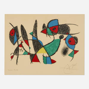 Plate from Miró Lithographs II 
