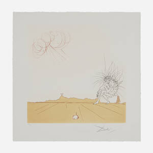 Salvador Dalí, Méditation orogenique (from the Neuf Paysages series)