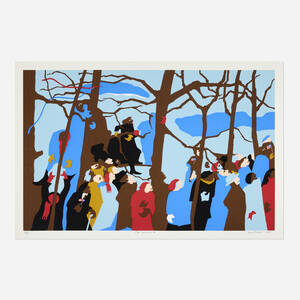 Jacob Lawrence, The Swearing In (from the Inaugural Impressions portfolio)
