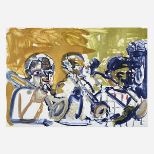 Romare Bearden, Brass Section (Jamming at Minton's) (from the Jazz Series)