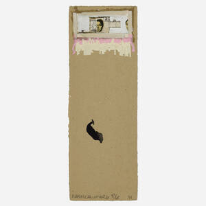 Robert Rauschenberg, Shirtboard I (from the Shirtboards, Morocco, Italy '52 portfolio)