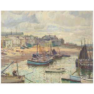 John Anthony Park (British, 1880-1962) Downalong, St Ives