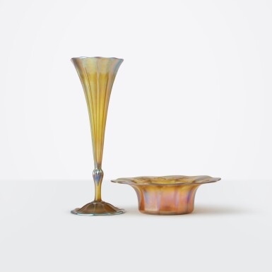 Trumpet Vase and Bowl