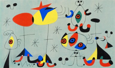 Joan Miró, Sans titre (Soirée snob chez la princesse)