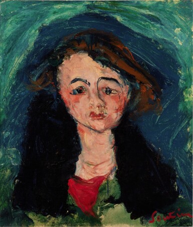 Chaim Soutine, Portrait de jeune fille 