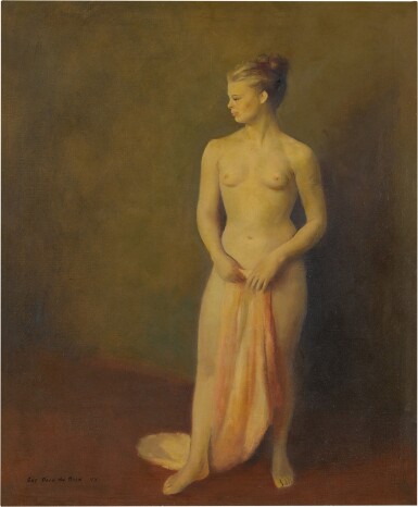 Nude with Scarf
