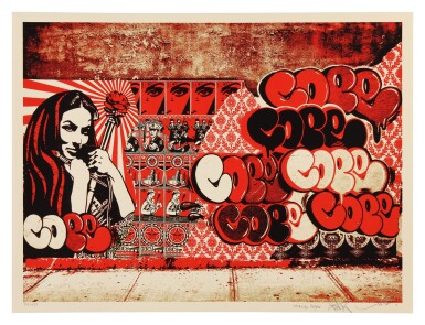 OBEY X COPE2 X COOPER PRINT