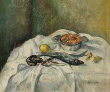 Harengs et crevettes