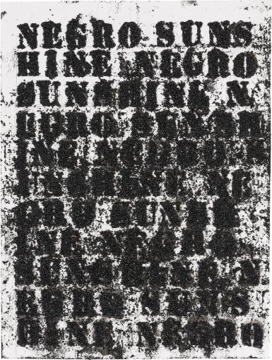 Study for Negro Sunshine #102